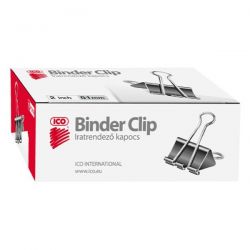 ICO Binder csipesz 51mm 12 db/doboz