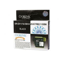 Orink Brother CB11/LC980/LC1100XL tintapatron black ORINK