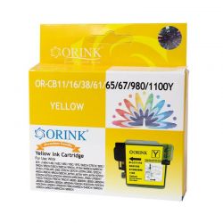Orink Brother CB11/LC980/LC1100XL tintapatron yellow ORINK