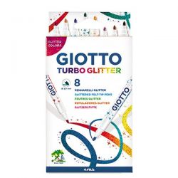 GIOTTO Filctoll GIOTTO Turbo Glitter csillmos  8db-os kszlet