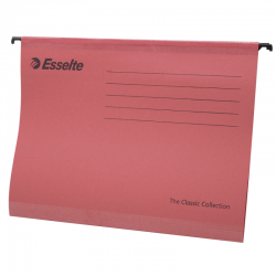 Esselte Fggmappa A4, karton Esselte Classic 90316 piros