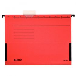 LEITZ Fggmappa oldalvdelemmel LEITZ Alpha Standard A/4 karton piros 25 db/doboz