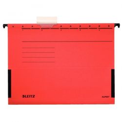 LEITZ Fggmappa oldalvdelemmel LEITZ Alpha Standard A/4 karton piros 25 darabos