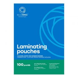 Bluering Laminl flia A3, 80 micron ntapad htlappal 100 db/doboz, Bluering, 