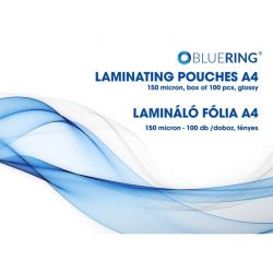 Bluering Laminl flia A4, 150 micron 100 db/doboz, Bluering 