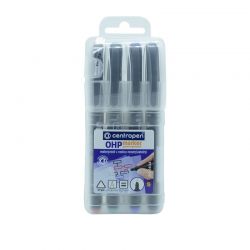 Centropen Alkoholos marker kszlet, 0,3mm, S OHP Centropen 2634, 4 klf. szn