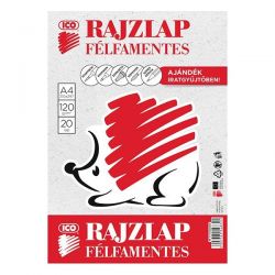 ICO Rajzlap ICO Sni A/4 120 gr flfamentes 20 v/csomag
