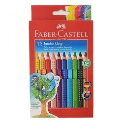 FABER-CASTELL Sznes ceruza FABER-CASTELL Jumbo Grip hromszglet 12 db/kszlet