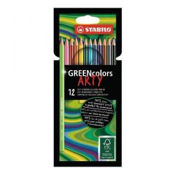 STABILO Sznes ceruza STABILO Greencolors hatszglet 12 db/kszlet krnyezetbart