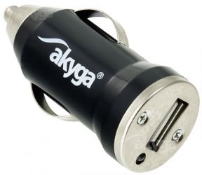 Akyga AK-CH-01 USB Adapter 12-24V/5V/1A 1USB Black