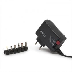 Delight Univerzlis adapter 1, 5A Black (55056B)