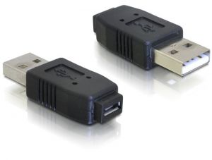 DeLock Adapter USB micro-A+B female to USB2.0-A male (65029)