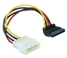 DeLock Cable Power SATA HDD > 4pin male  angled (60101)