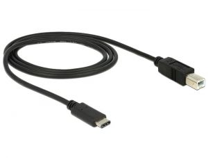 DeLock USB Type-C 2.0 - USB2.0 B Black 1m (83601)