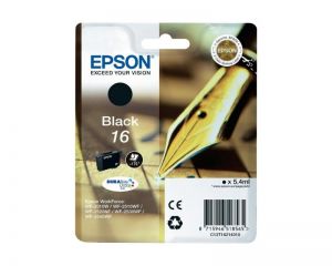 Epson T1621 (16) Black tintapatron (C13T16214010)