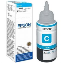 Epson T6642 L100/L200 Cyan tintapatron (C13T66424A)