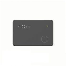 FIXED Smart tracker Tag Card with Find My support Wireless Charging Black (FIXTAG-CARD-BK)
