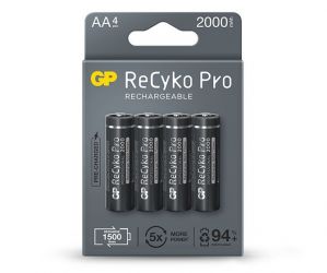 GP ReCyko Pro 2000mAh AA Ni-MH akkumultor 4db/csomag (B22204)