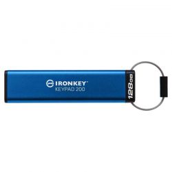 Kingston 128GB IronKey Keypad 200 USB3.2 Blue (IKKP200/128GB)