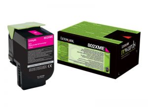 Lexmark 802XME Extra High Magenta toner (80C2XME)