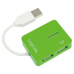 Logilink Smile USB 2.0 hub 4-port Green (UA0138)