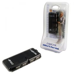 Logilink USB 2.0 Hub 4-port Black (UH0001A)