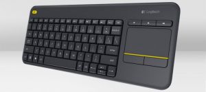 Logitech K400 Plus Wireless Touch Keyboard Black HU (920-007157)