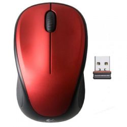 Logitech M235 Wireless Mouse Red (910-002496)