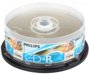 Philips CD-R 80 52x 25db/henger nyomtathat (25-s cmke) (CPHPC25)