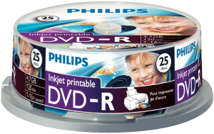 Philips DVD-R 4, 7Gb 16x Hengeres 25db/csomag (5-s cmke) (PH922555 / DPHMC25)