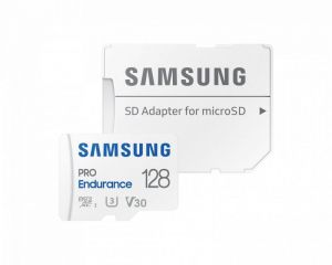Samsung 128GB microSDXC Class10  U3 V30 PRO Endurance + adapterrel (MB-MJ128KA/EU)