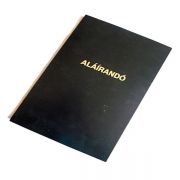 - Alrandknyv A/4 karton 18 rszes fekete