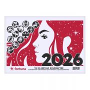 FORTUNA Asztali naptr FORTUNA TA23 holdfzissal 2026.