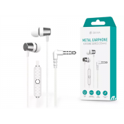 DEVIA UNIVERZLIS SZTERE FELVEVS FLHALLGAT - 3,5 MM JACK - DEVIA KINTONE SERIES METAL EARPHONE - FEHR