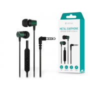 DEVIA UNIVERZLIS SZTERE FELVEVS FLHALLGAT - 3,5 MM JACK - DEVIA KINTONE SERIES METAL EARPHONE - ZLD