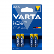 Varta Elem AAA mikro LR03 Longlife Power 4 db/csomag, Varta