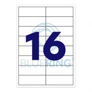 Bluering Etikett cmke, 105x37mm, 100 lap, 16 cmke/lap Bluering