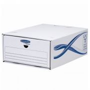 Fellowes Fikos irattrol, fik, karton, 135 x 279 x 362 mm, Fellowes Bankers Box Basic, 5 db/csomag, kk-fehr