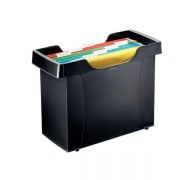 LEITZ Fggmappa tart LEITZ Plus fekete
