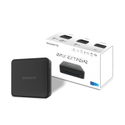 GIGABYTE PC BRIX, Intel Core i3 1220P 4.4GHz, 2xHDMI, MiniDisplayport, Thunderbolt, LAN, WIFI, BT, 2.5'' HDD hely, 6xUSB