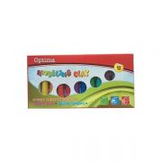 OPTIMA Gyurma OPTIMA sznes 200 g 12 darabos