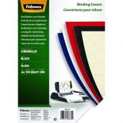 FELLOWES Htlap FELLOWES Chromolux A/4 250g fnyes fekete 100/csom