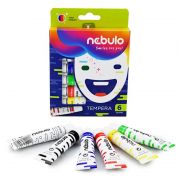 Nebulo Tempera kszlet, 12ml, Nebulo 6 klf. szn