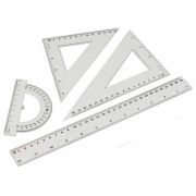 Egyb Vonalzkszlet, 30cm, vonalz, szgmr, 45 s 60 hromszg vonalzk 4 db/csom