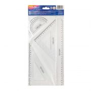 Nebulo Vonalzkszlet, 4 db-os, 30 cm-es vonalzval, Nebulo