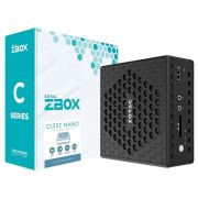 ZOTAC PC ZBOX, Intel N-series N100 3.4GHz, HDMI, Displayport, 2xLAN, WIFI, BT,M.2 + 2.5 HDD hely, 4xUSB Passzv