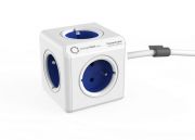 Allocacoc PowerCube Extended 1, 5m White/Blue (1300BL/DEEXPC)