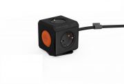 Allocacoc PowerCube Extended Remote 1, 5m Black/Orange (1513BK/EUEXRM)