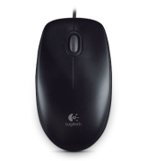 Logitech B100 Optical USB Mouse Black (910-003357)