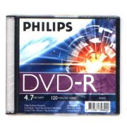 Philips DVD-R 4, 7Gb 16x Slim utlag csomagolt (PH922500)